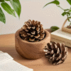 Screenshot 2025-10-15 at 11.06.21 2pcs Sandalwood Essential Oil Diffuser Set with Pinecone Design and Replacement Refills
