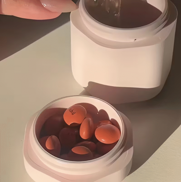 3 pcs Beige Body Care Capsule Set with Magnet