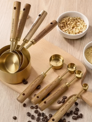 8pcs Stainless Steel Measuring Cups and Spoons Set