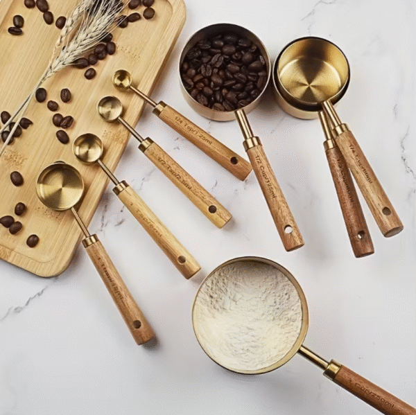 8pcs Stainless Steel Measuring Cups and Spoons Set