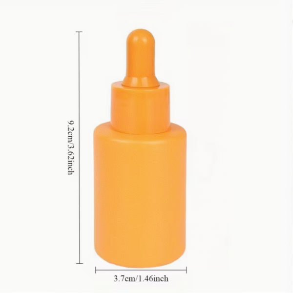 3pcs 30ml Pastel Glass Dropper Bottles