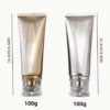 6pcs 100g Gold Aluminum Texture Squeeze Tubes